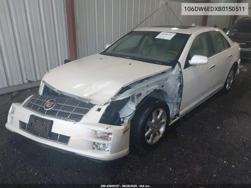 2011 Cadillac Sts Luxury VIN: 1G6DW6EDXB0150511 Lot: 42600187