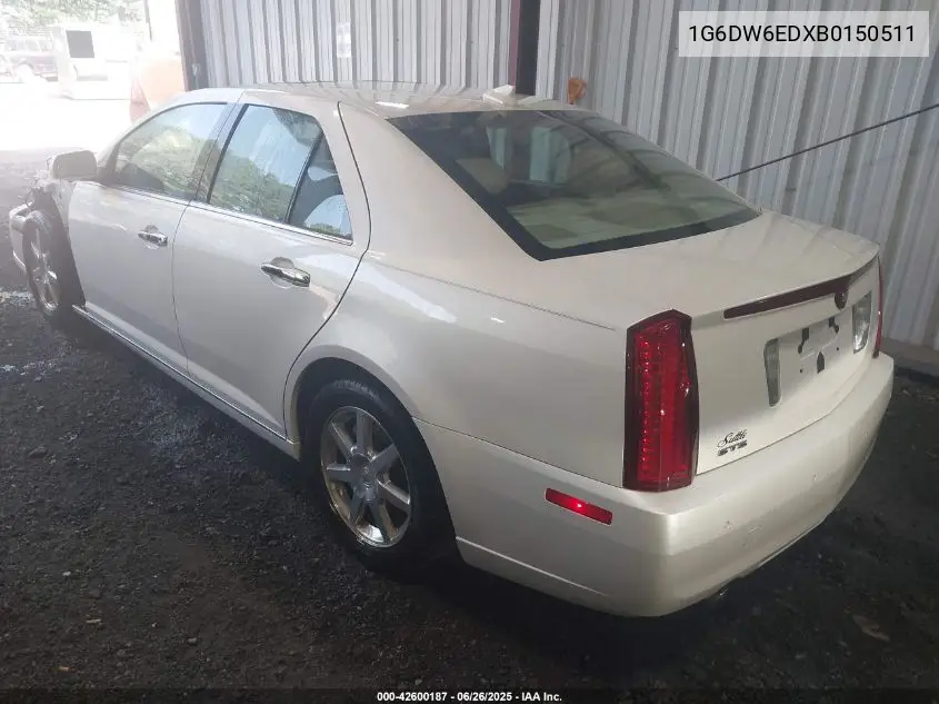 2011 Cadillac Sts Luxury VIN: 1G6DW6EDXB0150511 Lot: 42600187