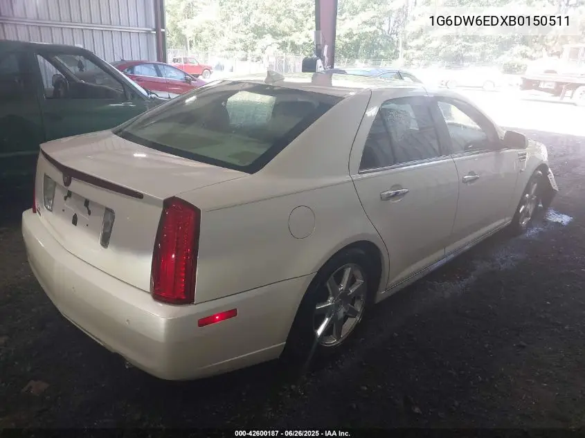 2011 Cadillac Sts Luxury VIN: 1G6DW6EDXB0150511 Lot: 42600187