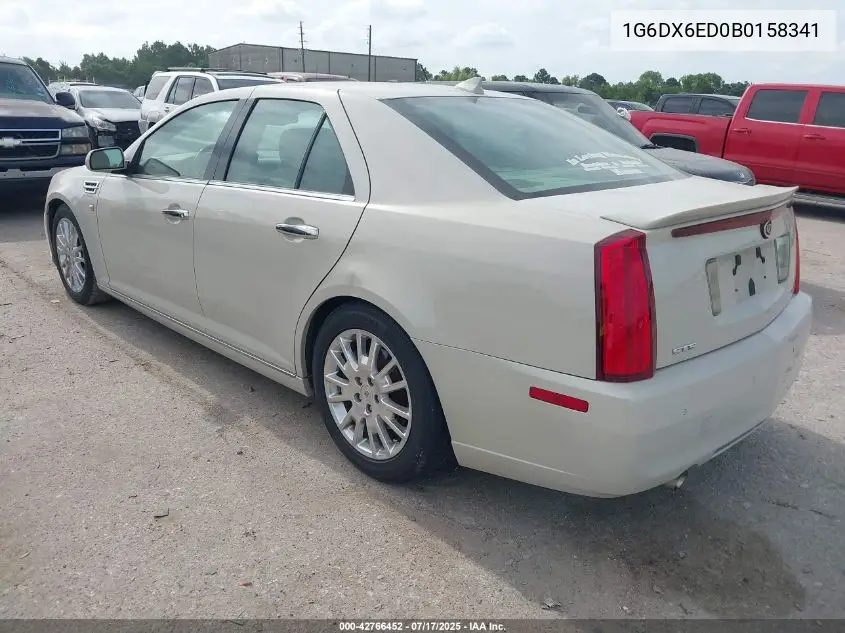 2011 Cadillac Sts Premium VIN: 1G6DX6ED0B0158341 Lot: 42766452