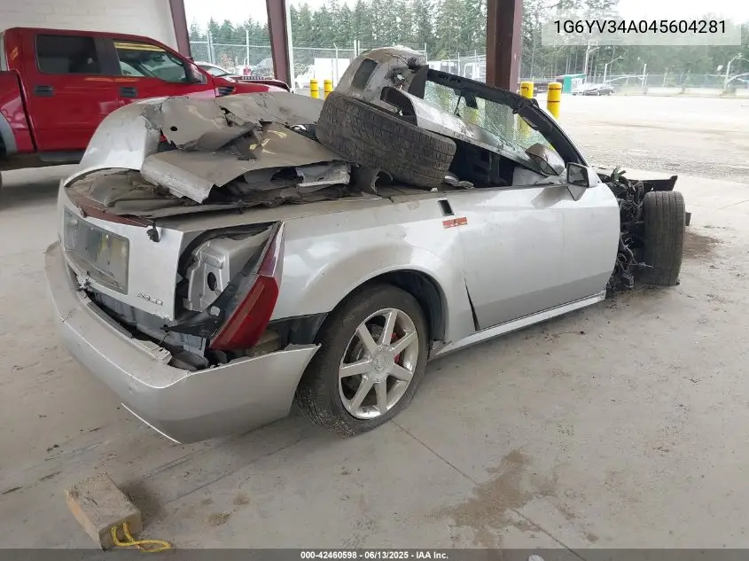 2004 Cadillac Xlr Standard VIN: 1G6YV34A045604281 Lot: 42460598