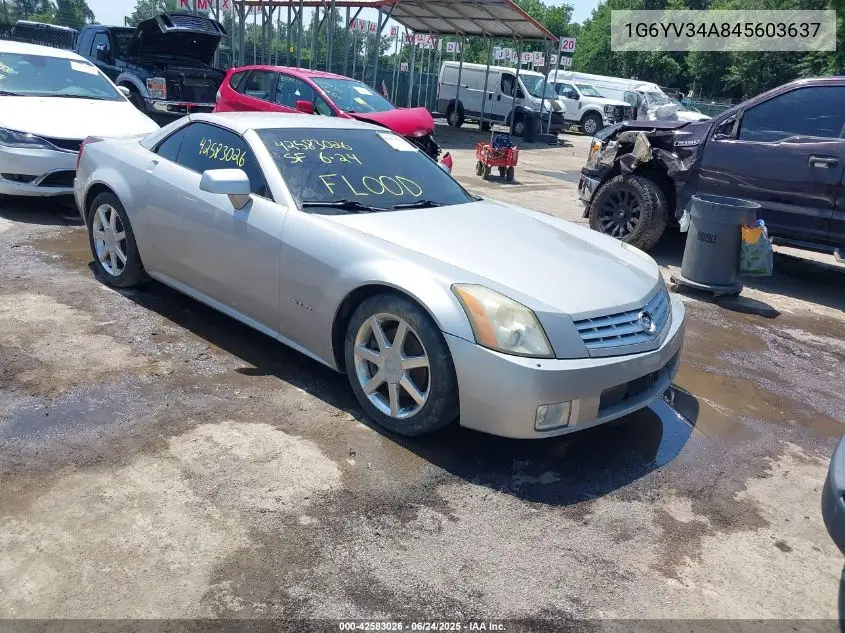 2004 Cadillac Xlr Standard VIN: 1G6YV34A845603637 Lot: 42583026