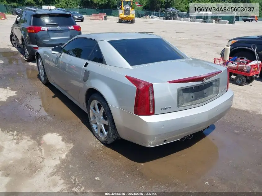 2004 Cadillac Xlr Standard VIN: 1G6YV34A845603637 Lot: 42583026