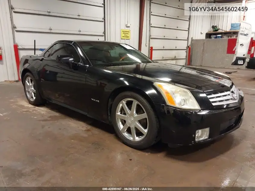 2004 Cadillac Xlr Standard VIN: 1G6YV34A545602459 Lot: 42595167
