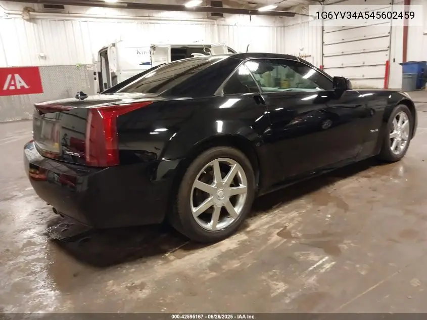 2004 Cadillac Xlr Standard VIN: 1G6YV34A545602459 Lot: 42595167