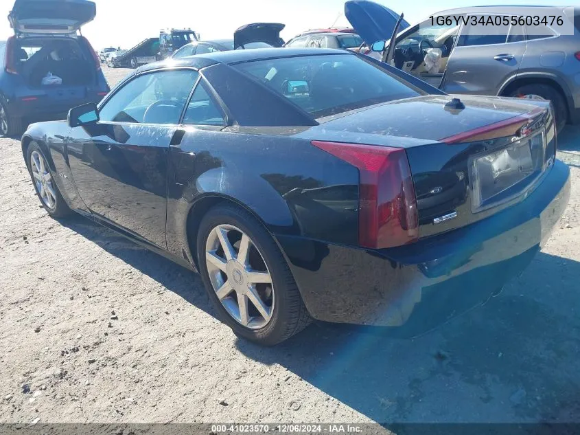 2005 Cadillac Xlr Standard VIN: 1G6YV34A055603476 Lot: 41023570