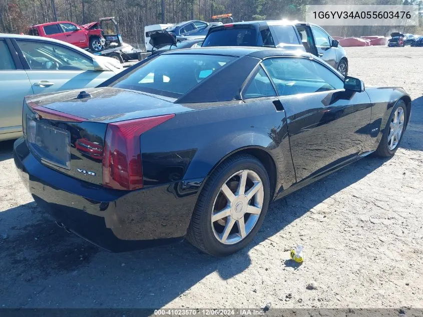 2005 Cadillac Xlr Standard VIN: 1G6YV34A055603476 Lot: 41023570