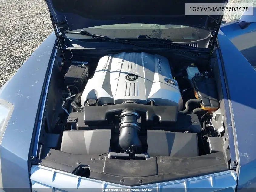 2005 Cadillac Xlr Standard VIN: 1G6YV34A855603428 Lot: 42059074
