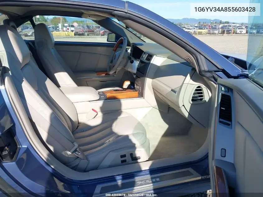 2005 Cadillac Xlr Standard VIN: 1G6YV34A855603428 Lot: 42059074