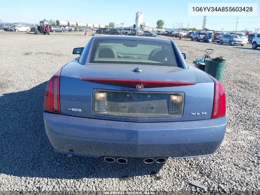 2005 Cadillac Xlr Standard VIN: 1G6YV34A855603428 Lot: 42059074