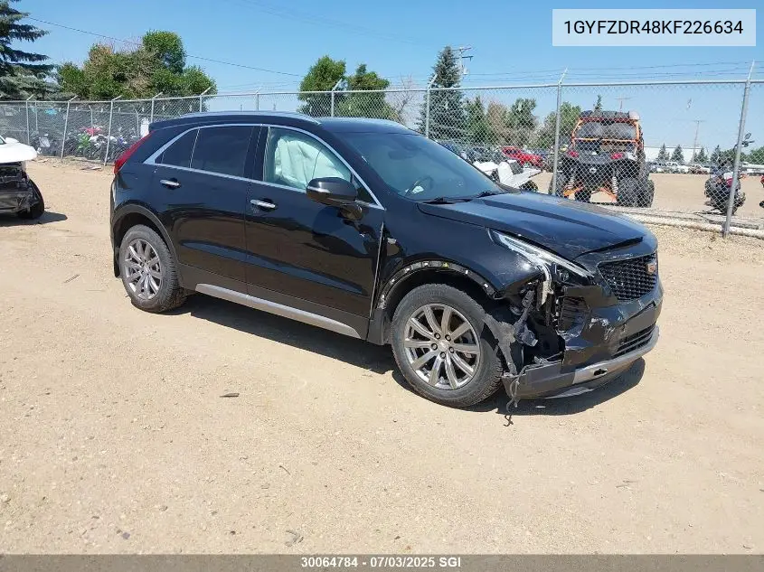 2019 Cadillac Xt4 Premium Luxury VIN: 1GYFZDR48KF226634 Lot: 30064784