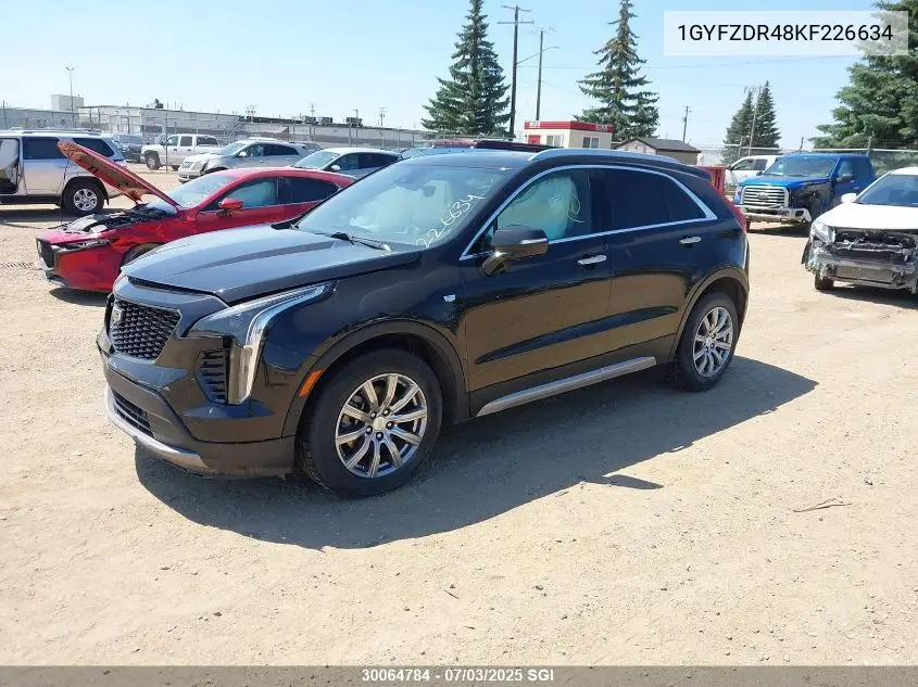 2019 Cadillac Xt4 Premium Luxury VIN: 1GYFZDR48KF226634 Lot: 30064784