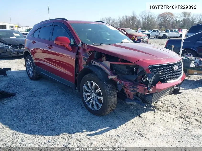 2019 Cadillac Xt4 Sport VIN: 1GYFZFR46KF229396 Lot: 41775481