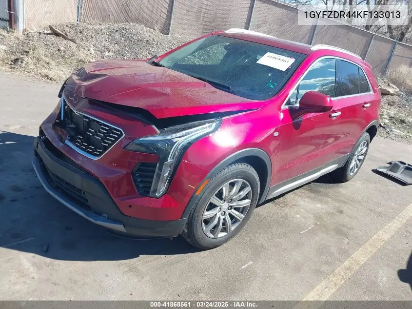 2019 Cadillac Xt4 Premium Luxury VIN: 1GYFZDR44KF133013 Lot: 41868561