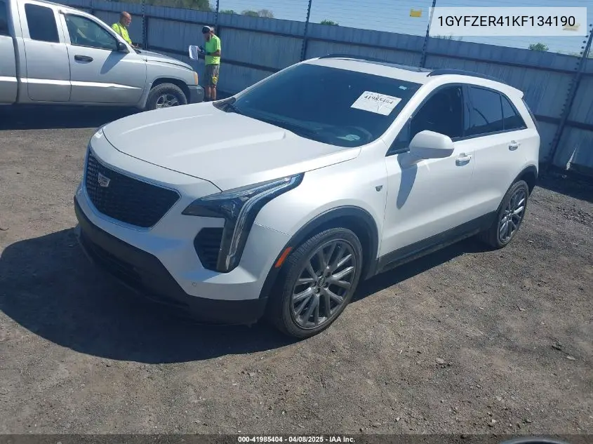 2019 Cadillac Xt4 Sport VIN: 1GYFZER41KF134190 Lot: 41985404