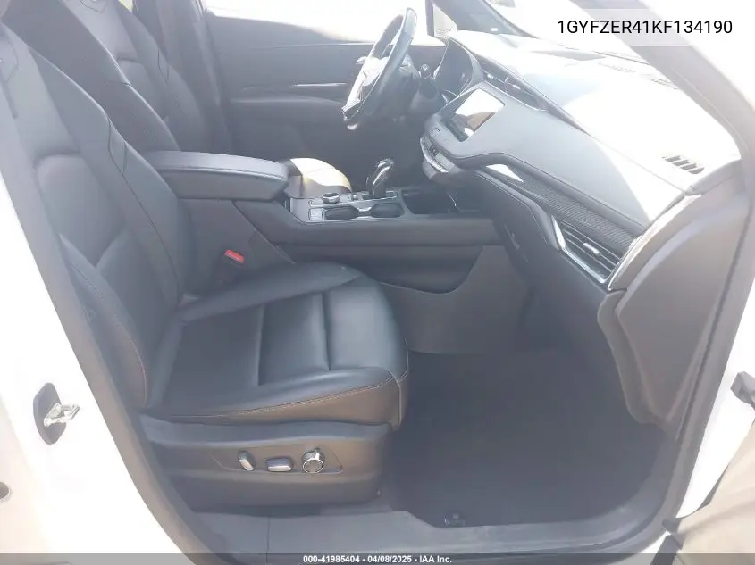 2019 Cadillac Xt4 Sport VIN: 1GYFZER41KF134190 Lot: 41985404