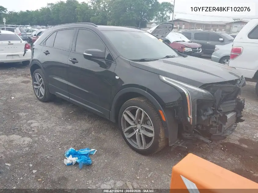 2019 Cadillac Xt4 Sport VIN: 1GYFZER48KF102076 Lot: 42125214