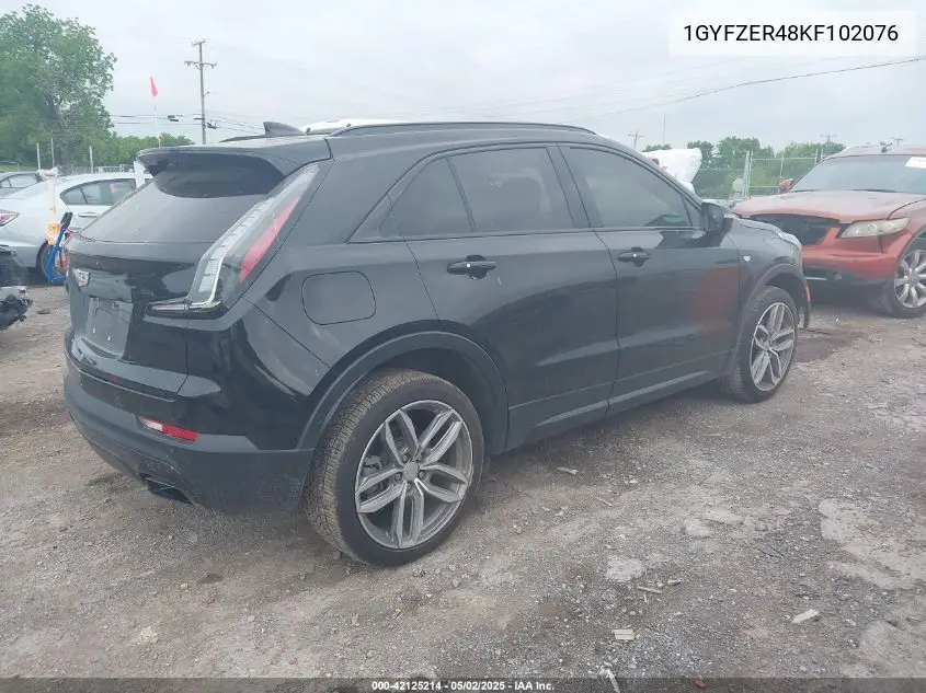 2019 Cadillac Xt4 Sport VIN: 1GYFZER48KF102076 Lot: 42125214
