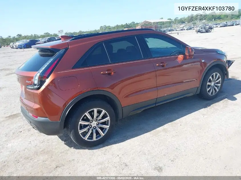 2019 Cadillac Xt4 Sport VIN: 1GYFZER4XKF103780 Lot: 42171306