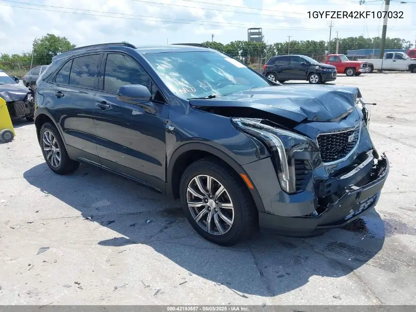 2019 Cadillac Xt4 Sport VIN: 1GYFZER42KF107032 Lot: 42193557
