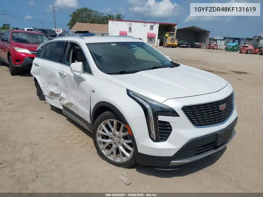 2019 Cadillac Xt4 Premium Luxury VIN: 1GYFZDR48KF131619 Lot: 42202281