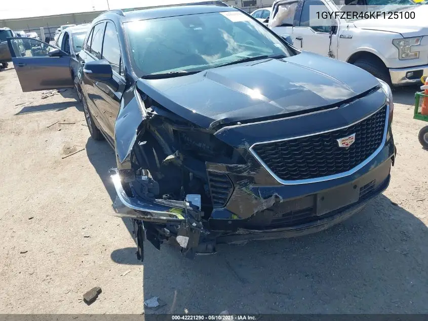 2019 Cadillac Xt4 Sport VIN: 1GYFZER46KF125100 Lot: 42221290