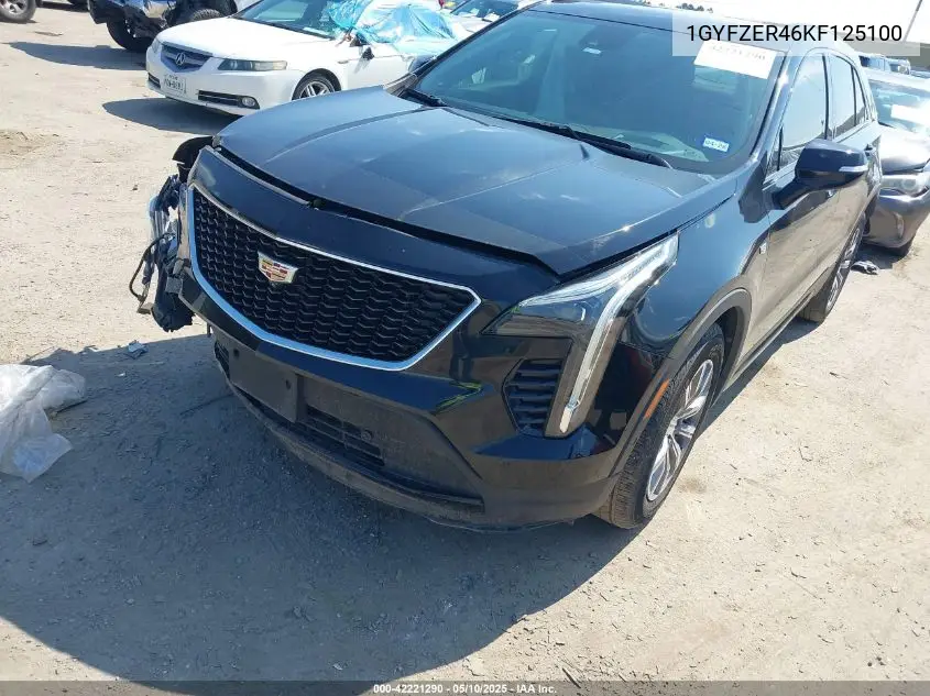 2019 Cadillac Xt4 Sport VIN: 1GYFZER46KF125100 Lot: 42221290