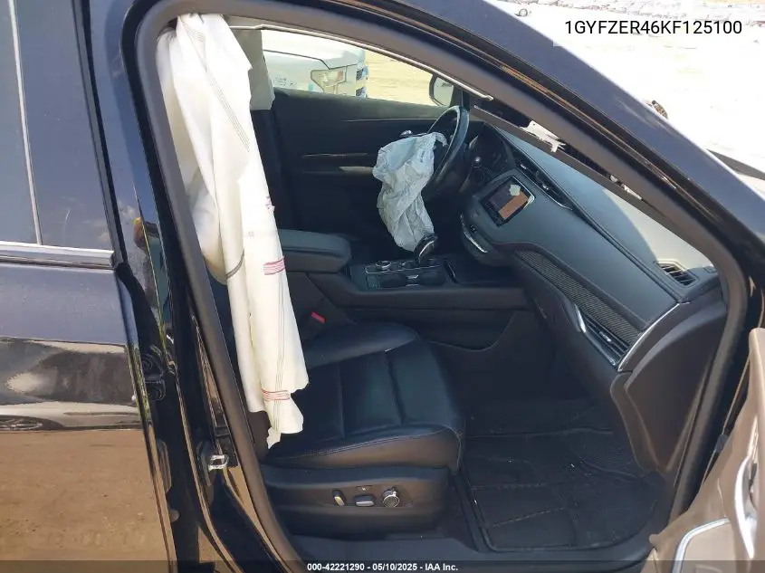 2019 Cadillac Xt4 Sport VIN: 1GYFZER46KF125100 Lot: 42221290
