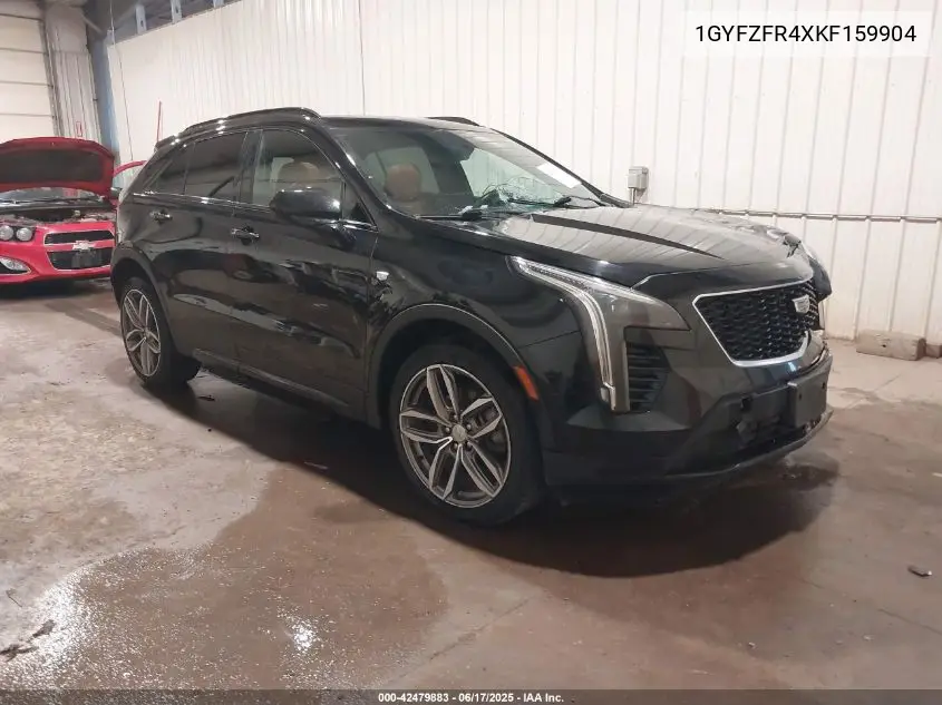 2019 Cadillac Xt4 Sport VIN: 1GYFZFR4XKF159904 Lot: 42479883