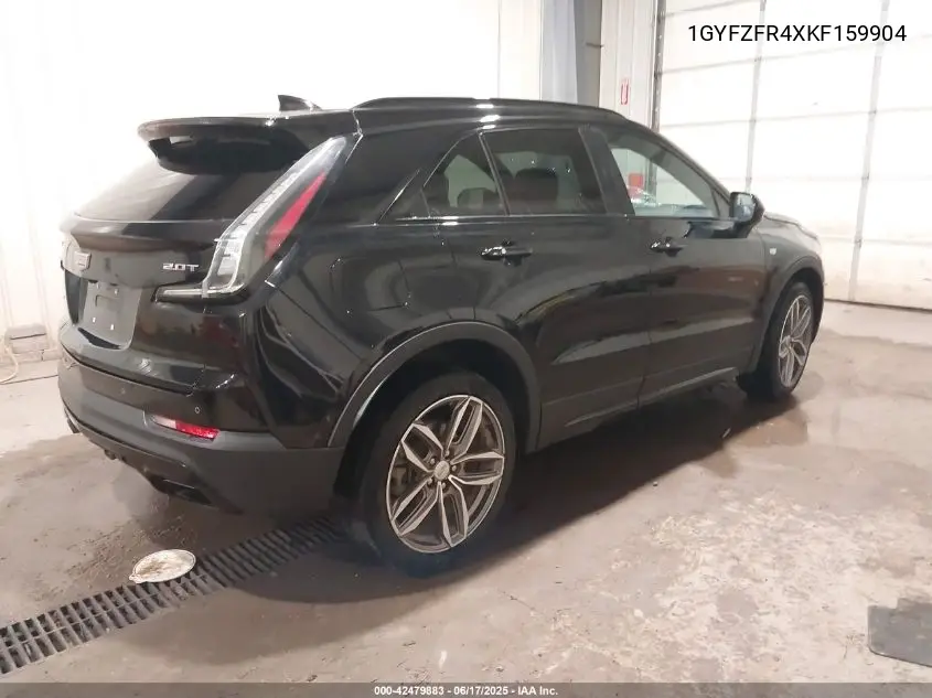 2019 Cadillac Xt4 Sport VIN: 1GYFZFR4XKF159904 Lot: 42479883