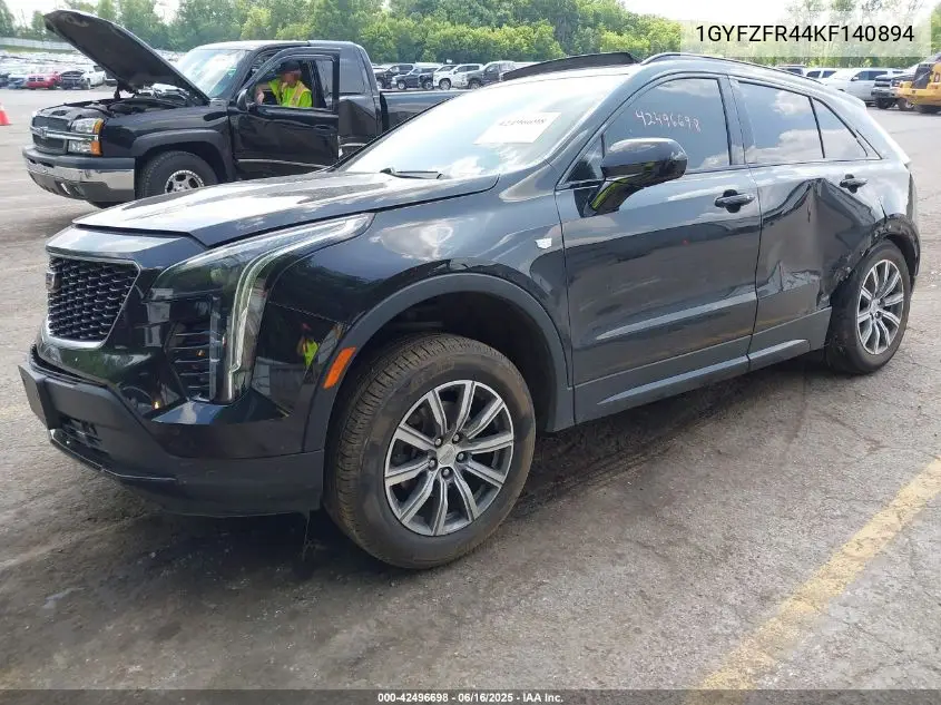 2019 Cadillac Xt4 Sport VIN: 1GYFZFR44KF140894 Lot: 42496698