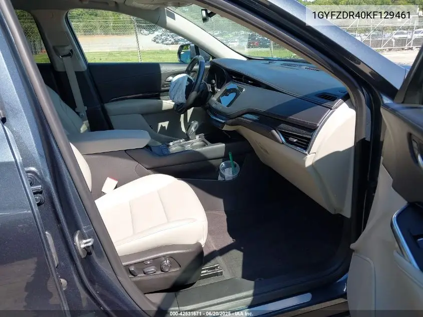 2019 Cadillac Xt4 Premium Luxury VIN: 1GYFZDR40KF129461 Lot: 42531671