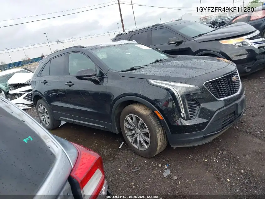 2019 Cadillac Xt4 Sport VIN: 1GYFZFR49KF112301 Lot: 42561150