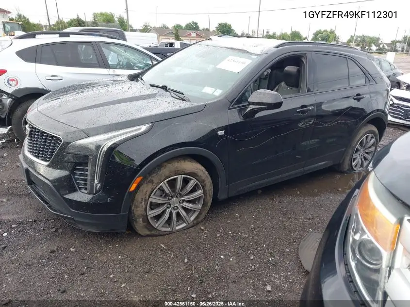 2019 Cadillac Xt4 Sport VIN: 1GYFZFR49KF112301 Lot: 42561150
