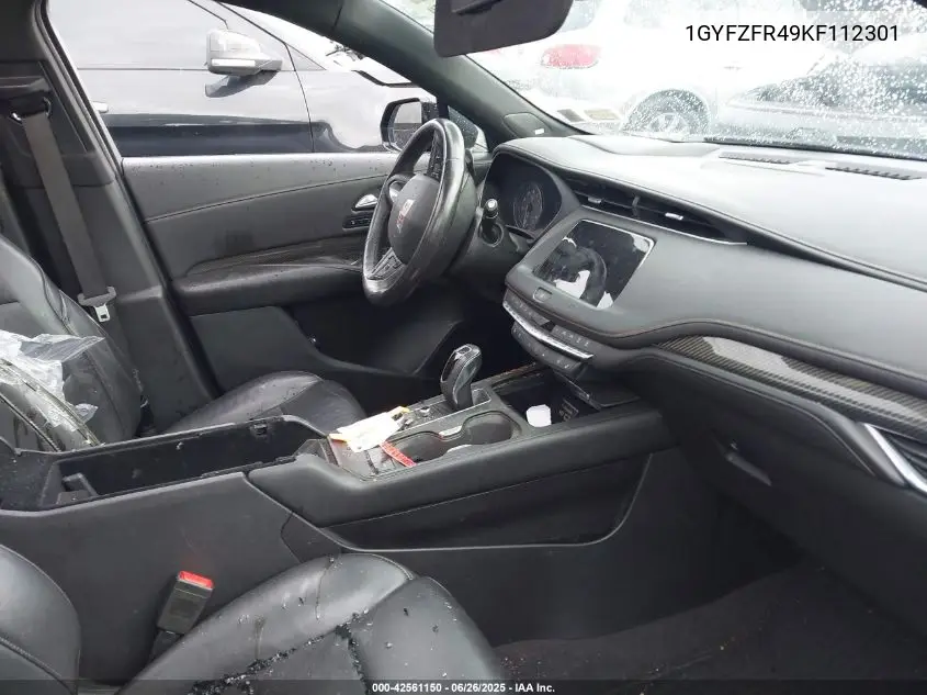 2019 Cadillac Xt4 Sport VIN: 1GYFZFR49KF112301 Lot: 42561150