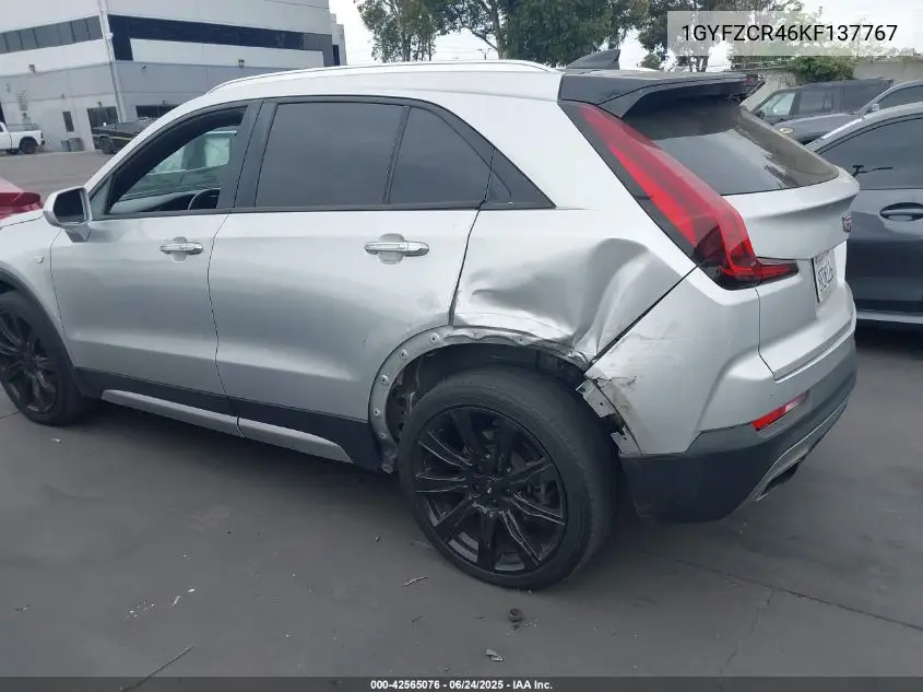 2019 Cadillac Xt4 Premium Luxury VIN: 1GYFZCR46KF137767 Lot: 42565076
