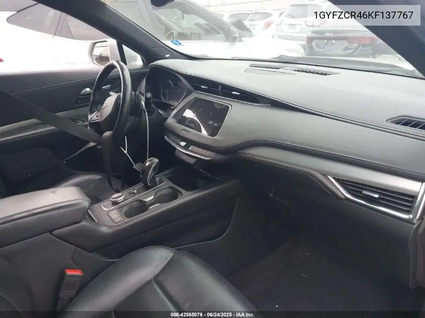 2019 Cadillac Xt4 Premium Luxury VIN: 1GYFZCR46KF137767 Lot: 42565076