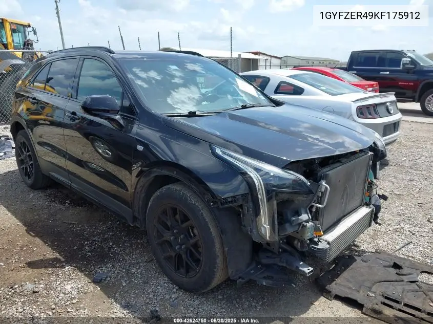 2019 Cadillac Xt4 Sport VIN: 1GYFZER49KF175912 Lot: 42624750