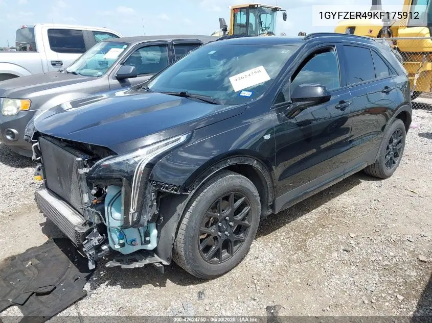 2019 Cadillac Xt4 Sport VIN: 1GYFZER49KF175912 Lot: 42624750