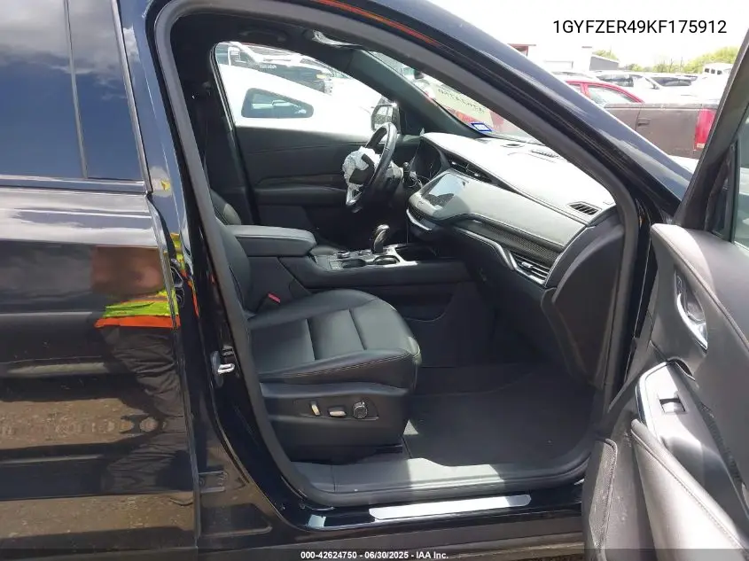 2019 Cadillac Xt4 Sport VIN: 1GYFZER49KF175912 Lot: 42624750