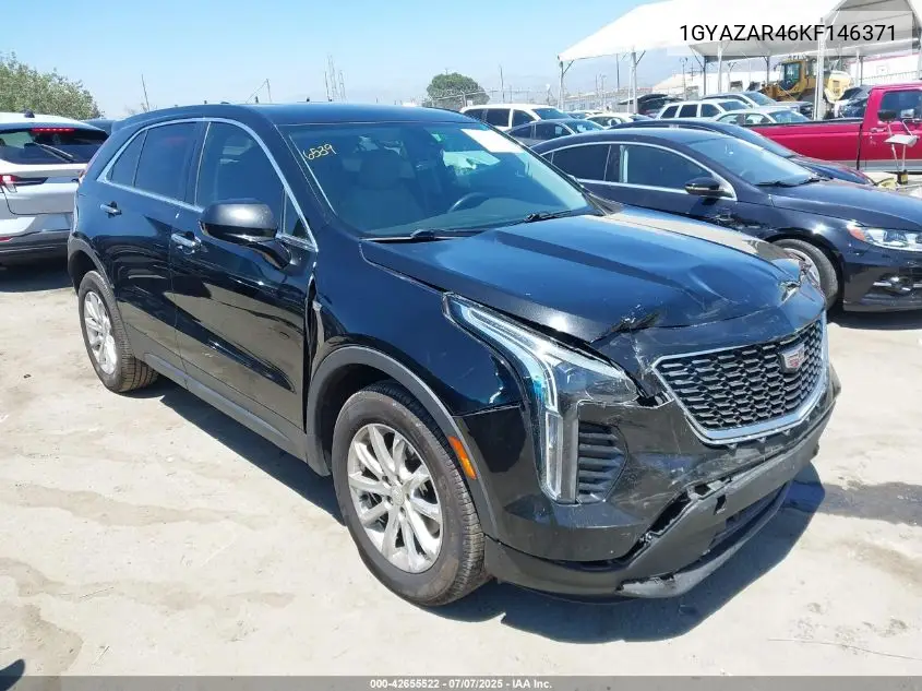 2019 Cadillac Xt4 Luxury VIN: 1GYAZAR46KF146371 Lot: 42655522