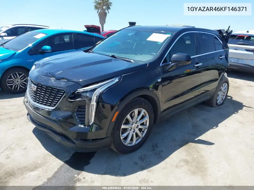 2019 Cadillac Xt4 Luxury VIN: 1GYAZAR46KF146371 Lot: 42655522