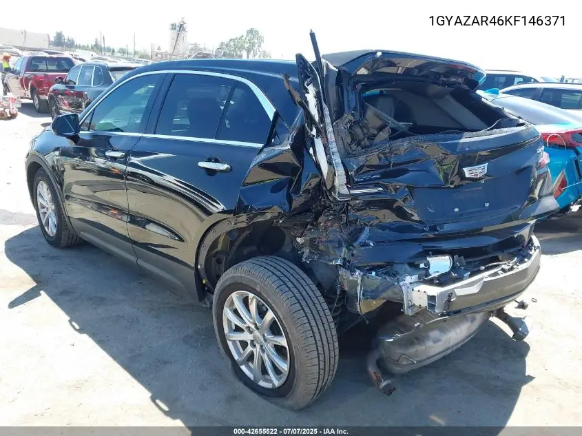 2019 Cadillac Xt4 Luxury VIN: 1GYAZAR46KF146371 Lot: 42655522