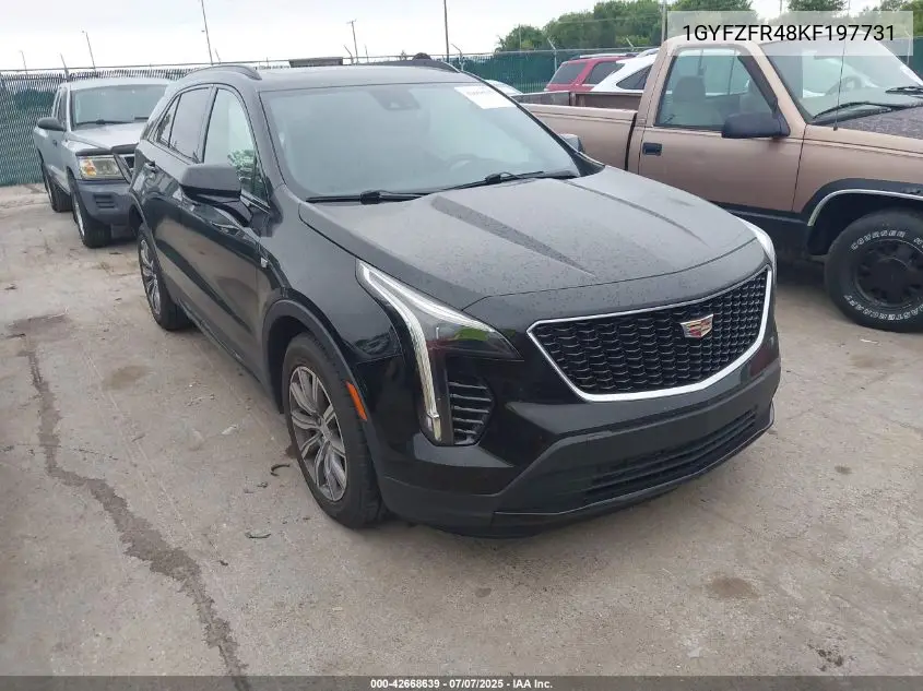 2019 Cadillac Xt4 Sport VIN: 1GYFZFR48KF197731 Lot: 42668639
