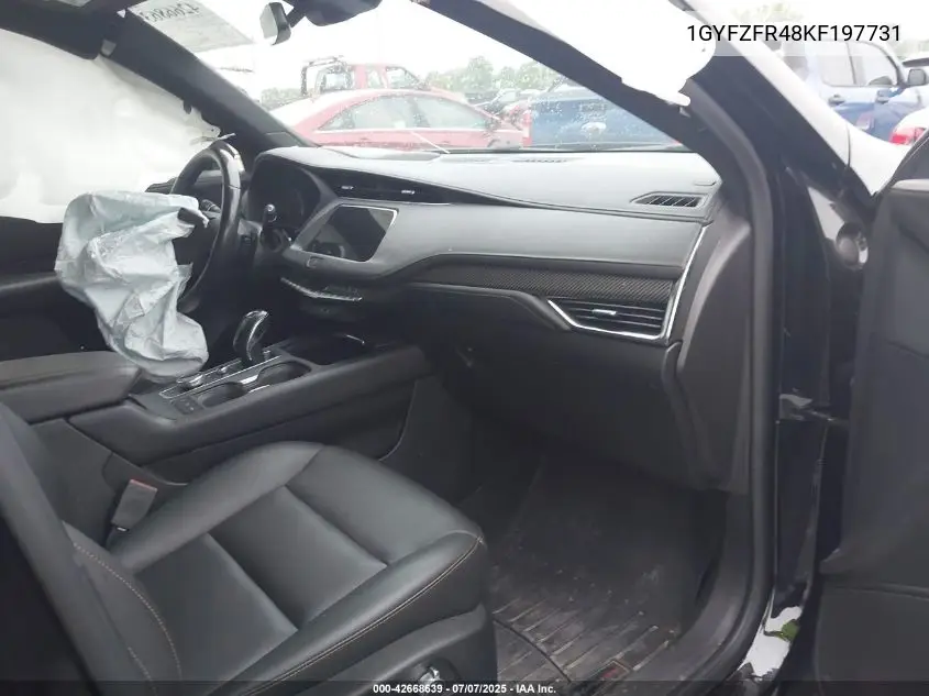 2019 Cadillac Xt4 Sport VIN: 1GYFZFR48KF197731 Lot: 42668639