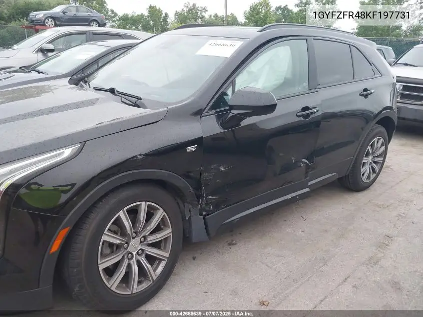 2019 Cadillac Xt4 Sport VIN: 1GYFZFR48KF197731 Lot: 42668639