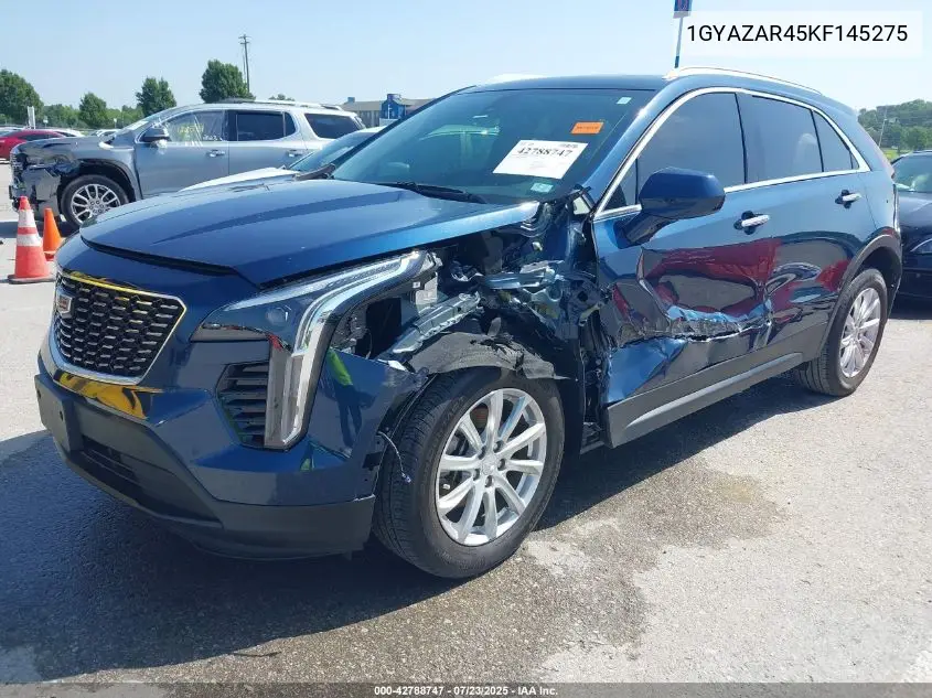 2019 Cadillac Xt4 Luxury VIN: 1GYAZAR45KF145275 Lot: 42788747
