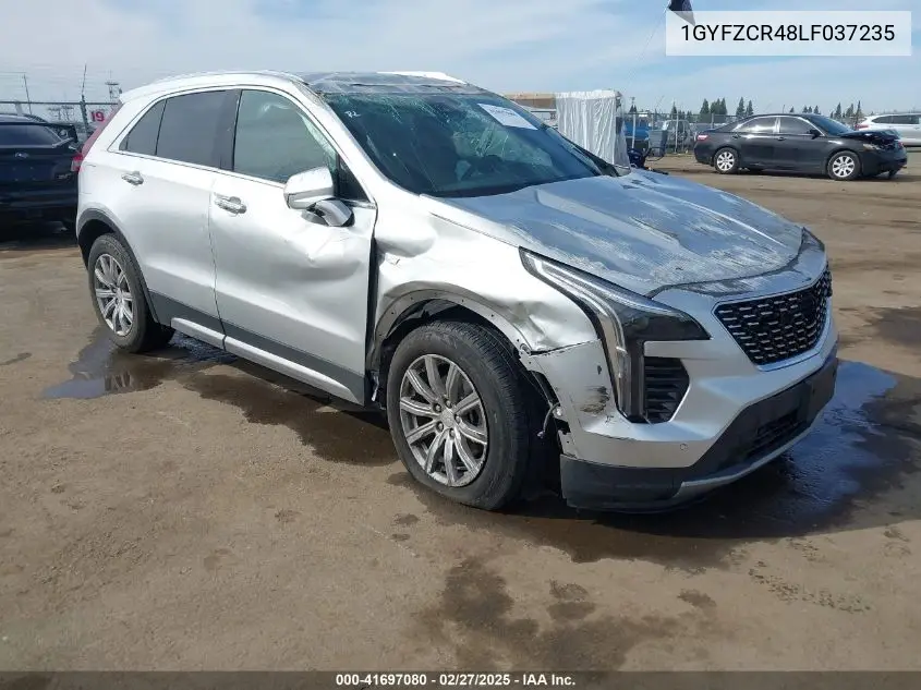 2020 Cadillac Xt4 Fwd Premium Luxury VIN: 1GYFZCR48LF037235 Lot: 41697080