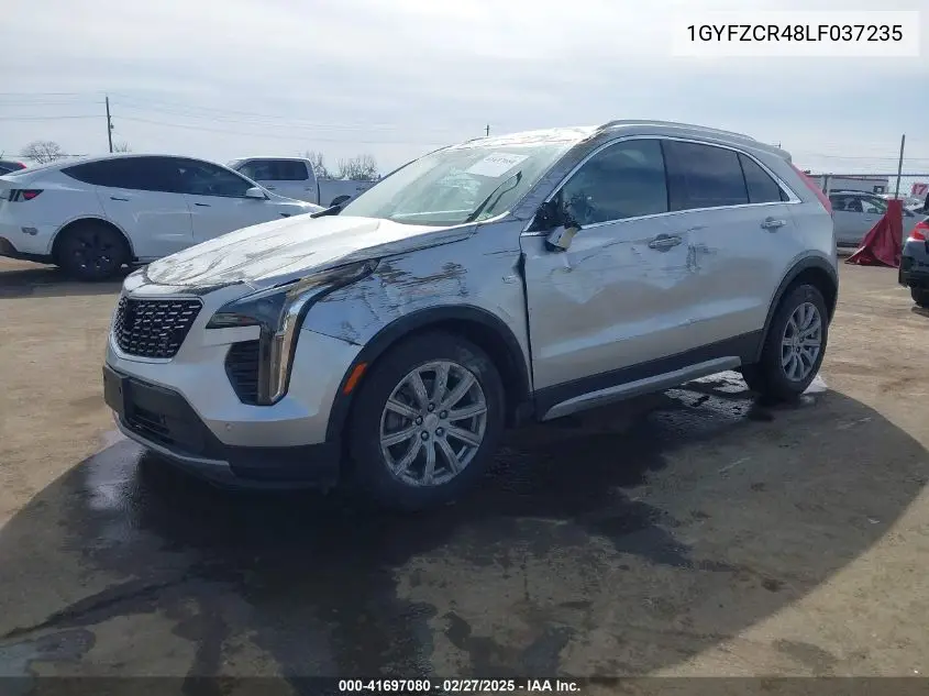 2020 Cadillac Xt4 Fwd Premium Luxury VIN: 1GYFZCR48LF037235 Lot: 41697080