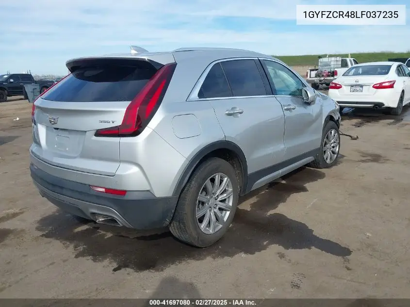 2020 Cadillac Xt4 Fwd Premium Luxury VIN: 1GYFZCR48LF037235 Lot: 41697080